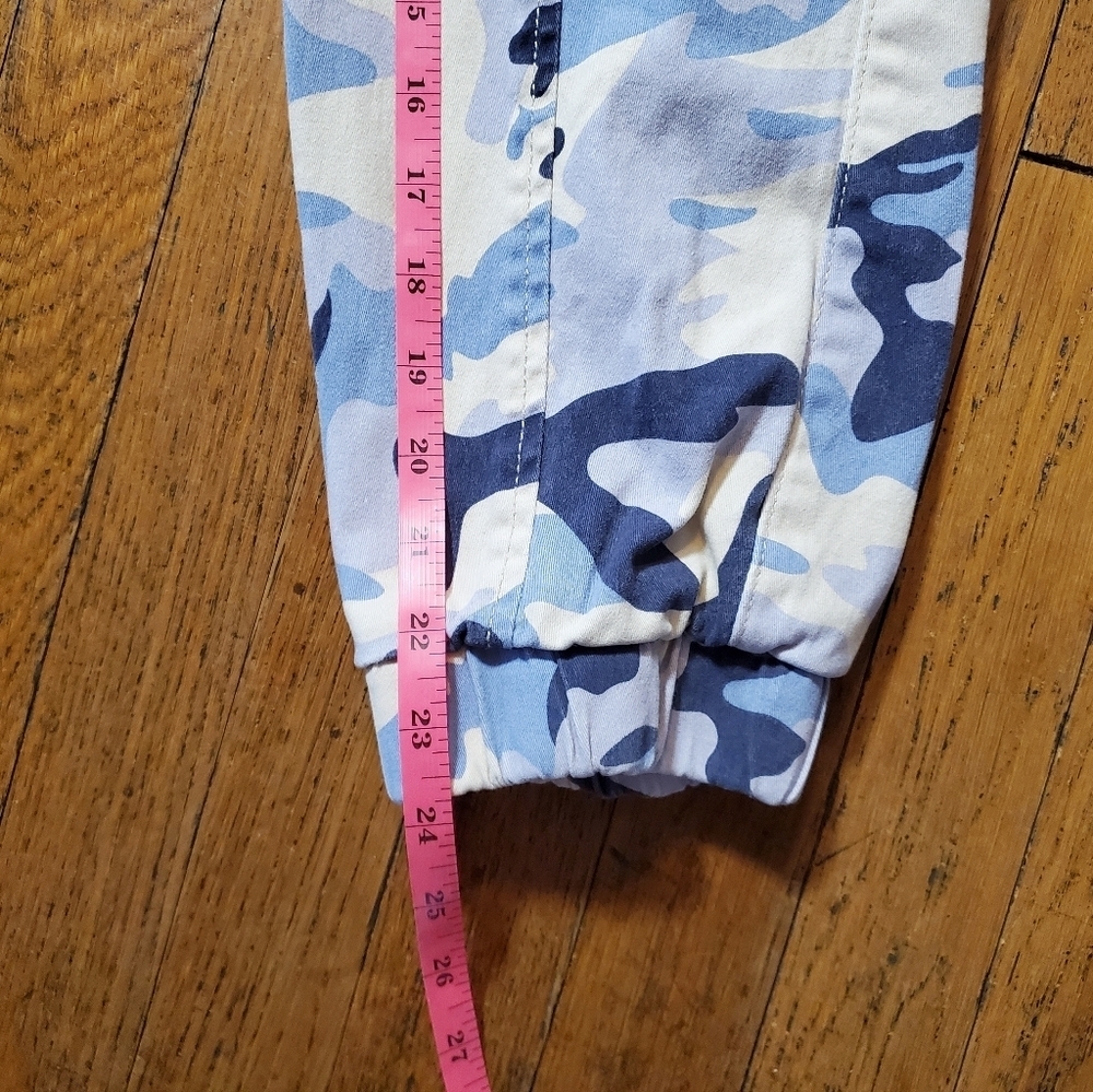 Monkey Ride Jeans Blue Camouflage Cargo Joggers - Picture 11 of 13